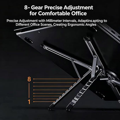Multi-Function Foldable Laptop & Tablet Stand – Portable Adjustable Desk Stand