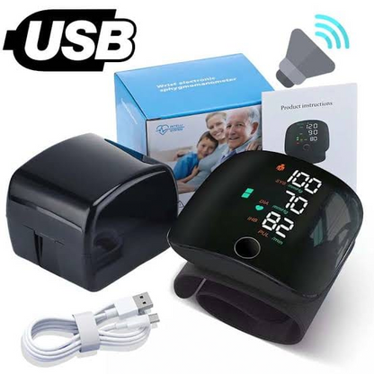 Automatic Rechargeable Digital Touch Screen Wrist type Blood-Pressure Machine