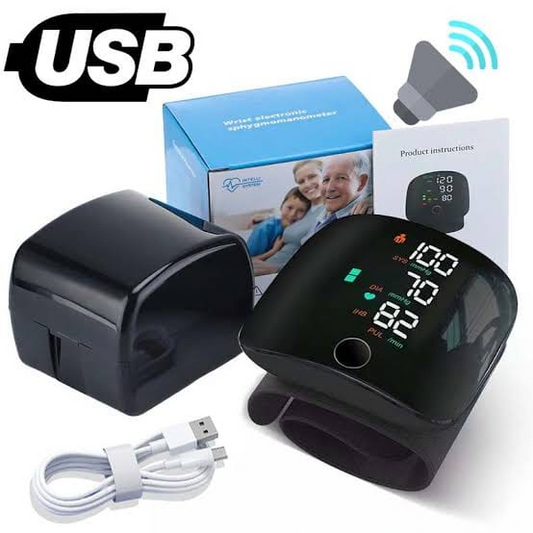 Automatic Rechargeable Digital Touch Screen Wrist type Blood-Pressure Machine