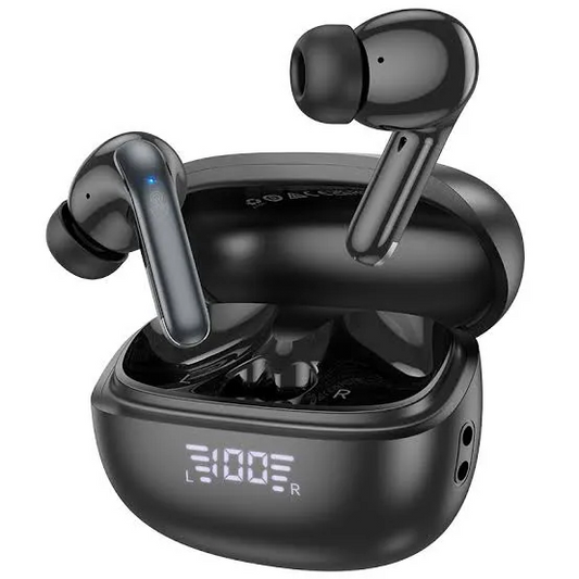Hoco EQ5 Energy Dual Mic ANC+ENC Bluetooth 5.3 True Wireless Earphone TWS Earbuds - Black