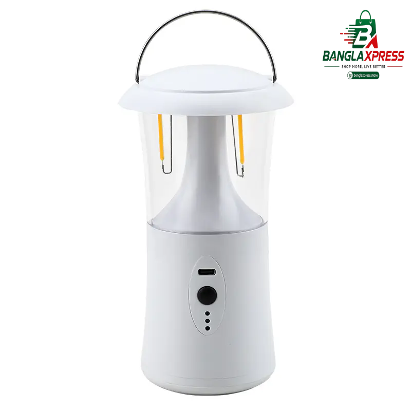 LuminaGlow AuroraPro 500 Rechargeable LED Camping Lantern