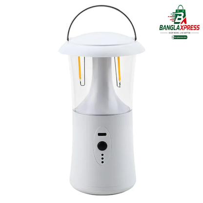 LuminaGlow AuroraPro 500 Rechargeable LED Camping Lantern