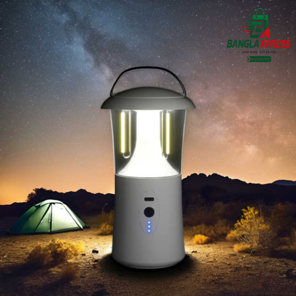 LuminaGlow AuroraPro 500 Rechargeable LED Camping Lantern