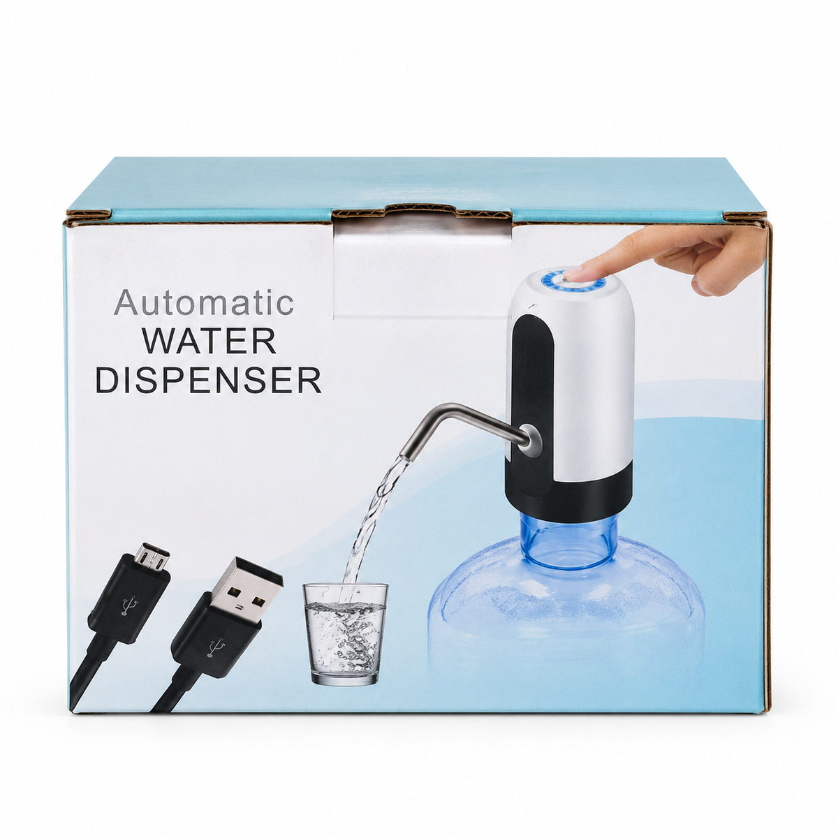 Rechargeable Electric Water Dispenser Pump with USB Charging